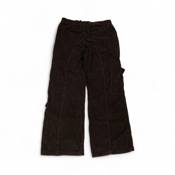 BDG Urban Outfitters Y2K Cargo wide Leg baggy corduroy pants gothic grunge Sz L - Picture 2 of 9